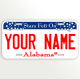 Alabama License Plate Vanity Plate