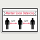 Covid 19 Maintain social distancing