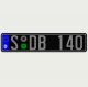 European Plate Sample Black