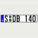European Plate Sample White