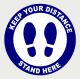 Social Distancing Floor Decal-3